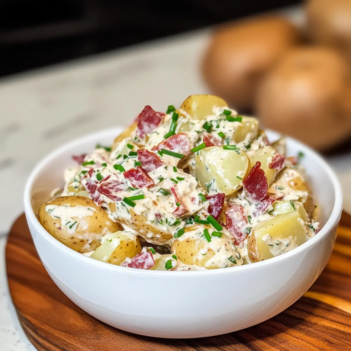 Caesar-Kartoffelsalat: Cremig und unwiderstehlich lecker