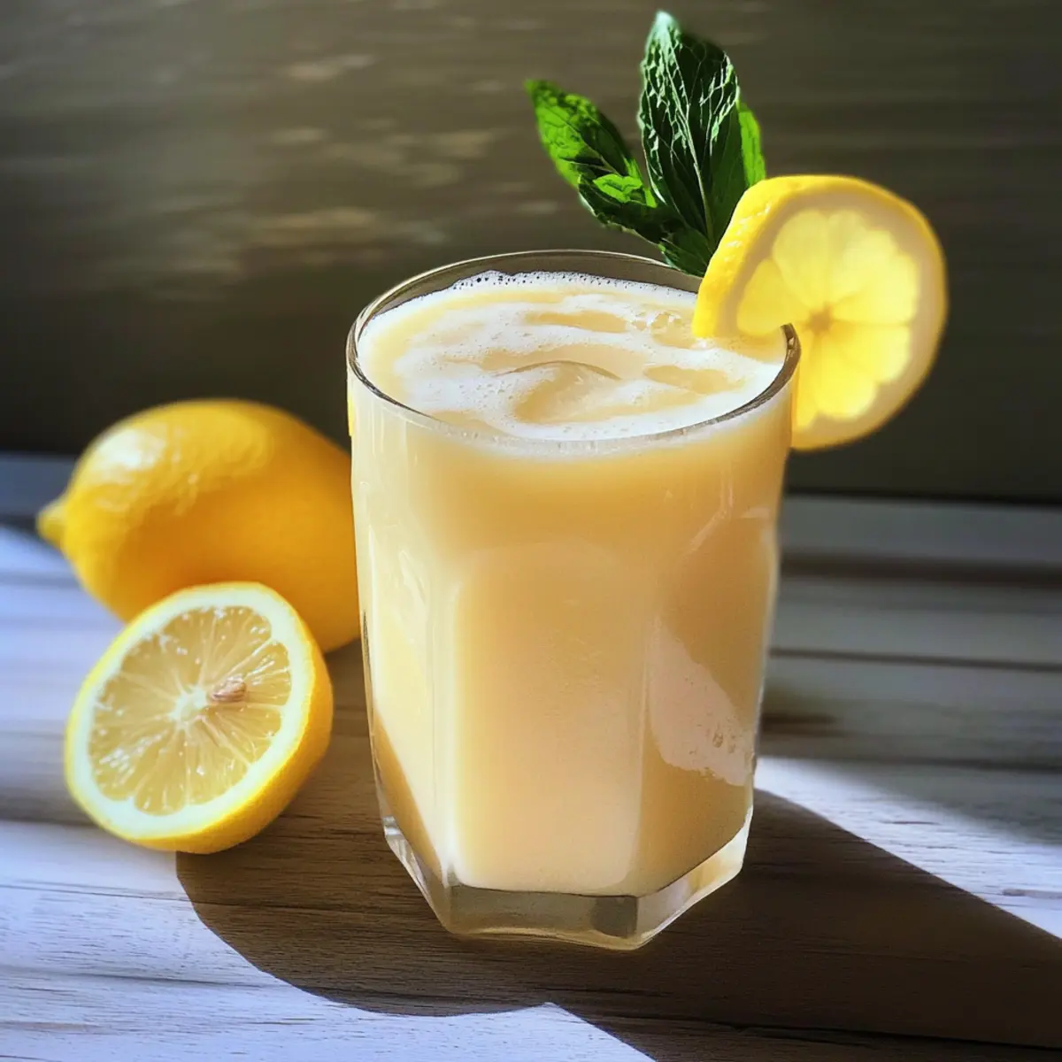 Cremige verträumte Limonade für heiße Sommertage