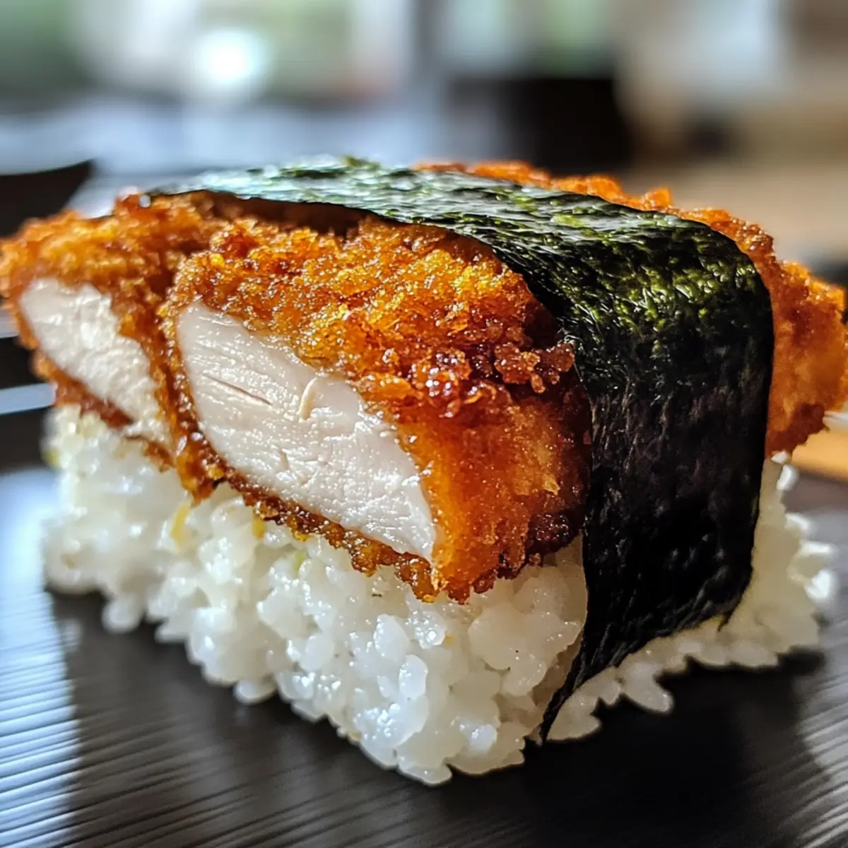 Crispy Chicken Katsu Musubi: Ein schnelles Snack-Highlight
