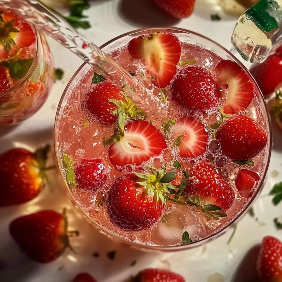 Erdbeerbowle: Erfrischender Sommerdrink für Feste