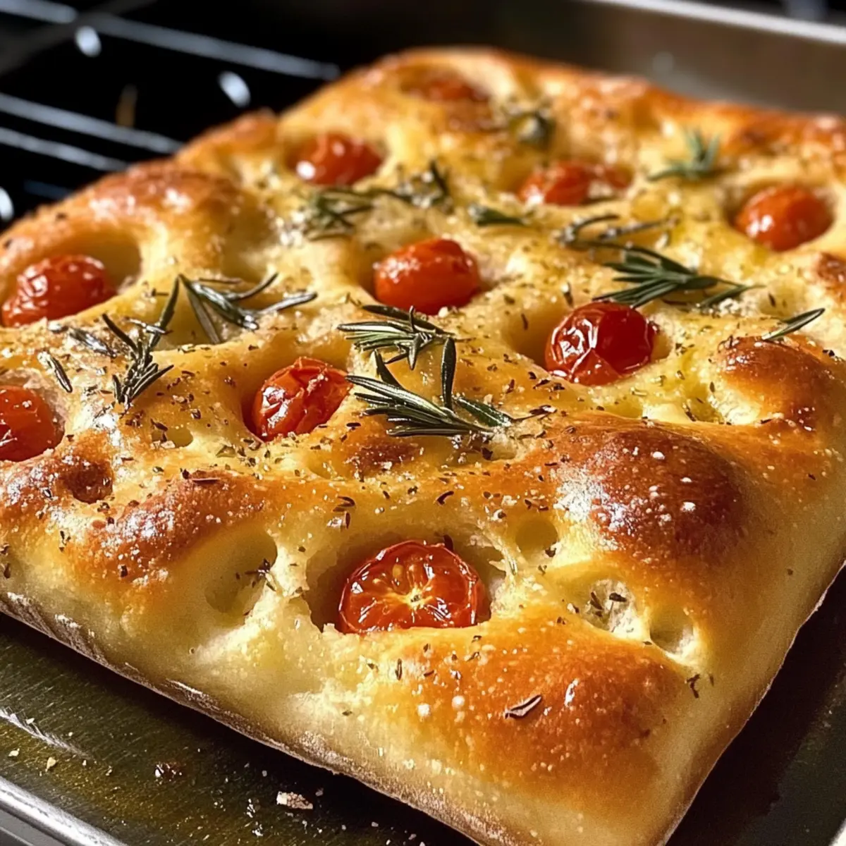 Einfaches Focaccia Rezept ohne Kneten