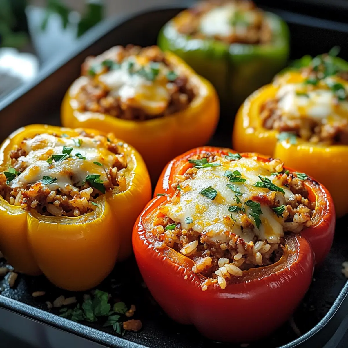 Perfekte Gefüllte Paprika im Airfryer machen