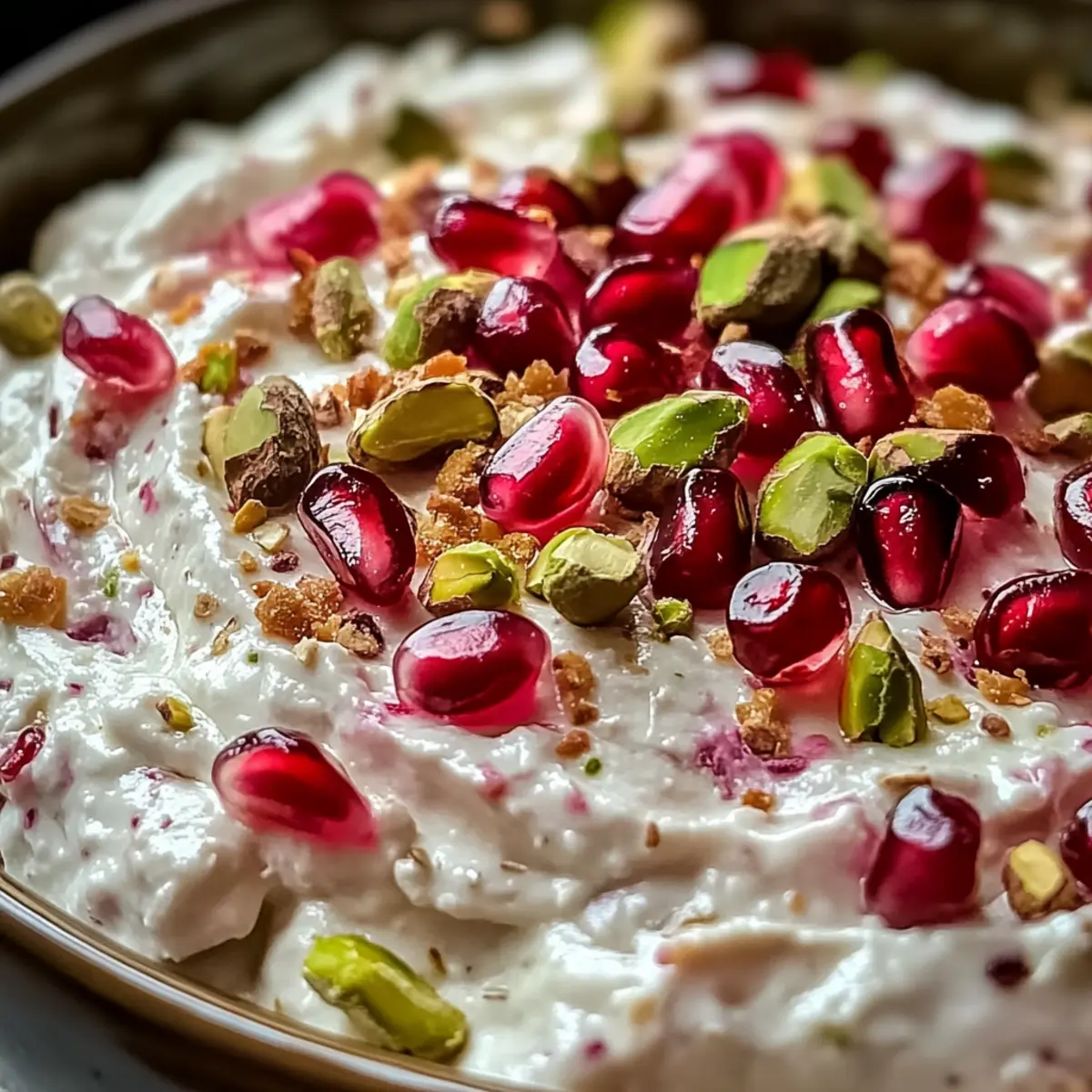 Granatapfel-Pistazien-Feta-Creme für jeden Anlass