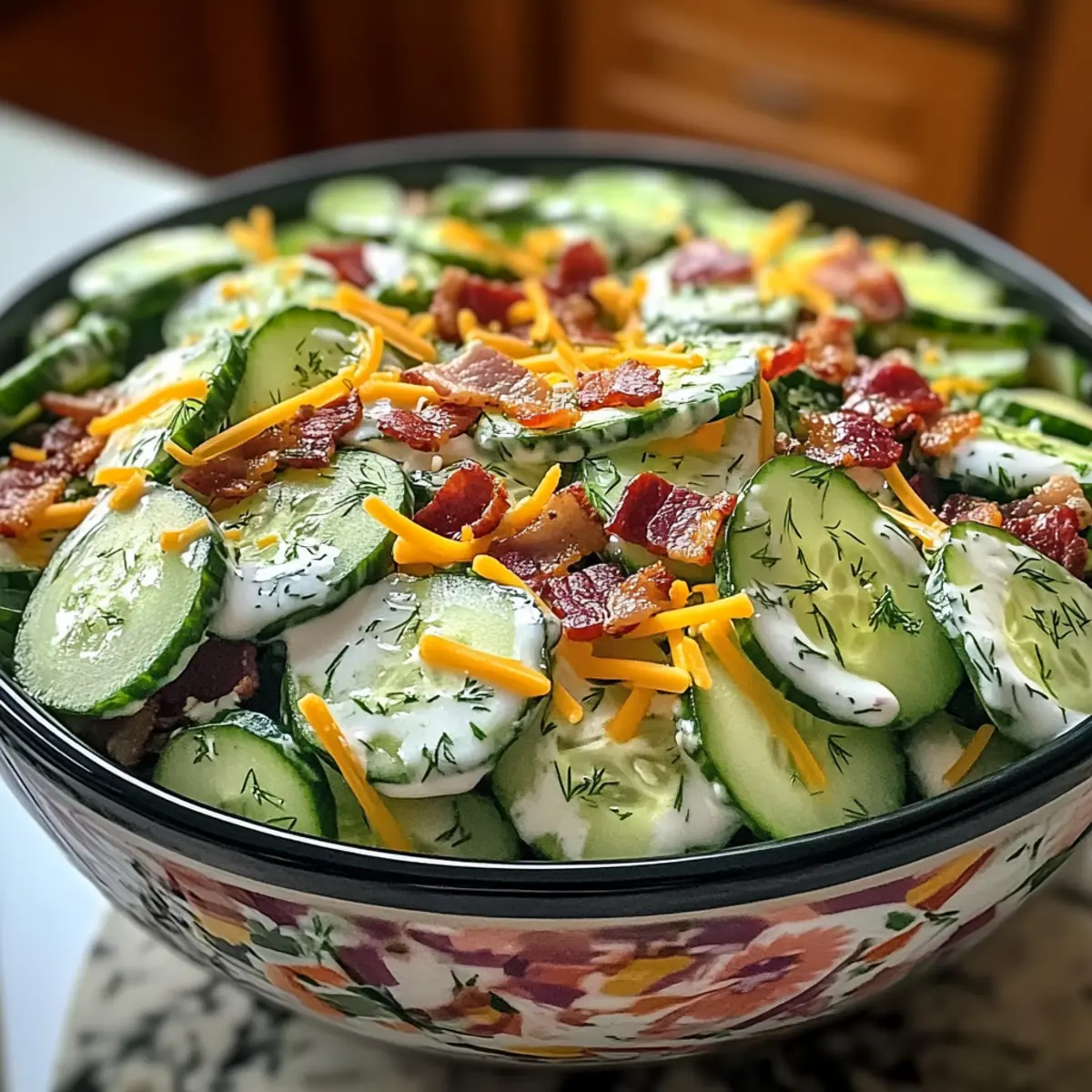 Gurken-Ranch-Crack-Salat für besondere Anlässe