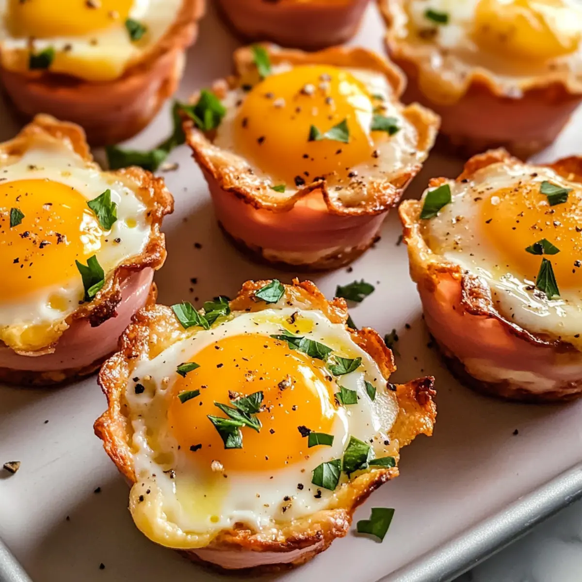 Schinken und Käse Eierbecher im Handumdrehen