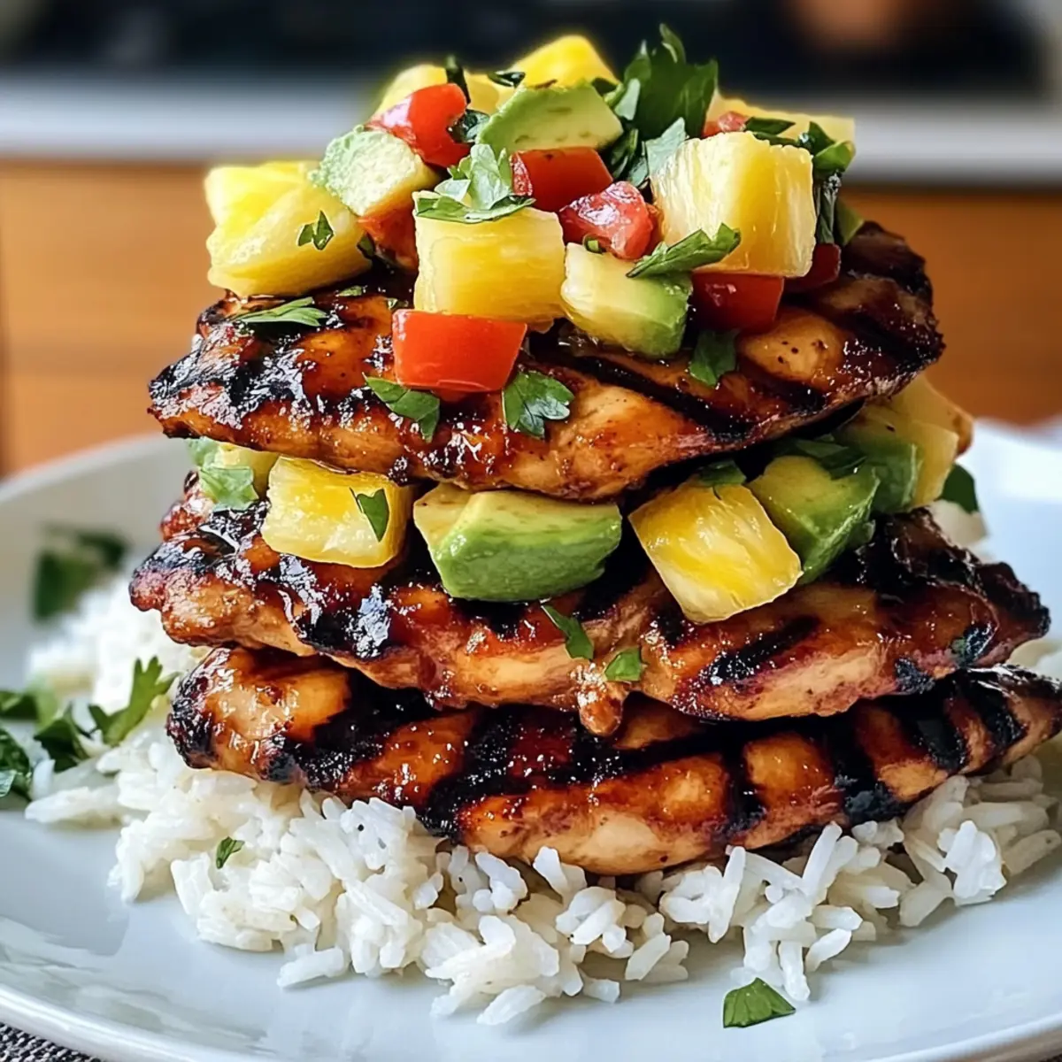 Huli Huli Hähnchen Stapel für dein Grillvergnügen