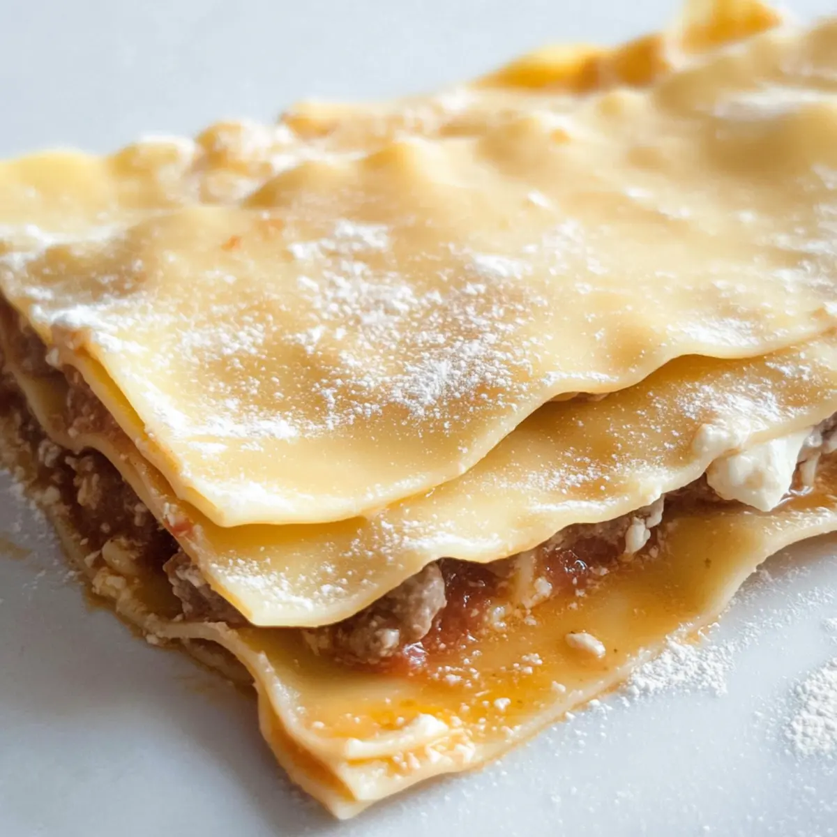 Hausgemachte Lasagne-Nudeln selbstgemacht und lecker