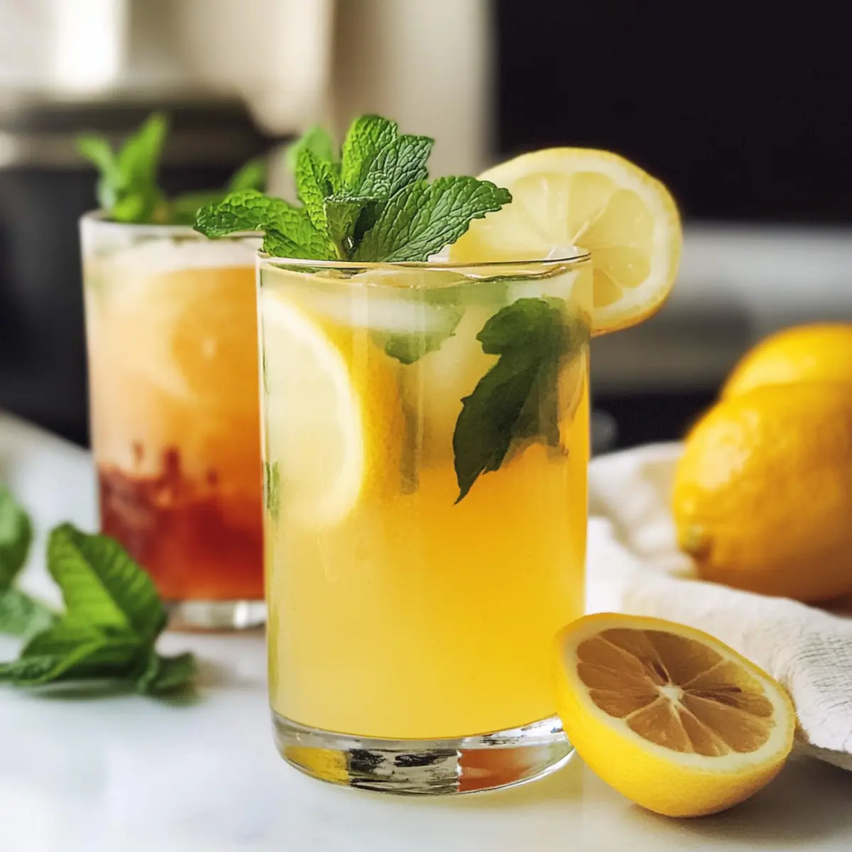 Erfrischende Honig Ingwer Limonade für den Sommer