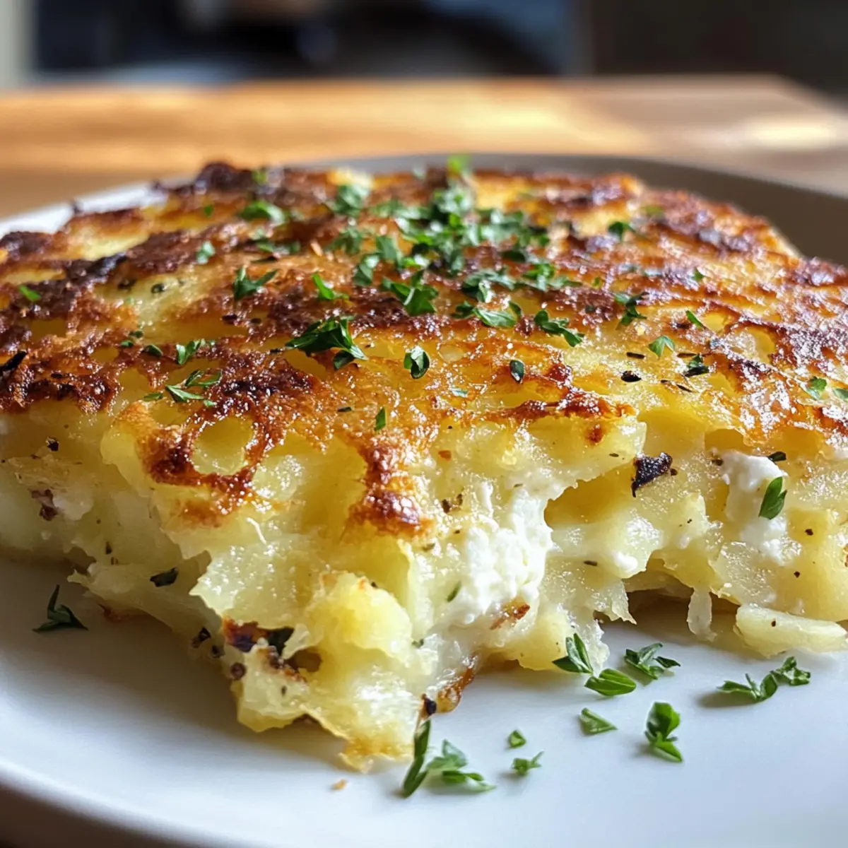 Hüttenkäse Kartoffelrösti Auflauf für jeden Anlass
