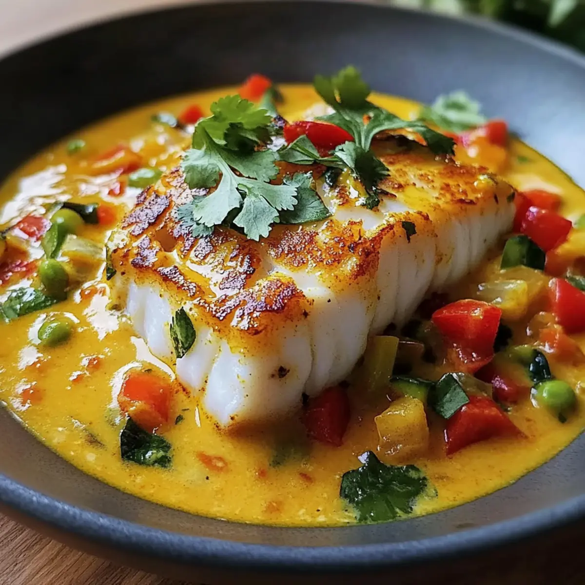 Kabeljau mit Kokos-Curry für jeden Tag