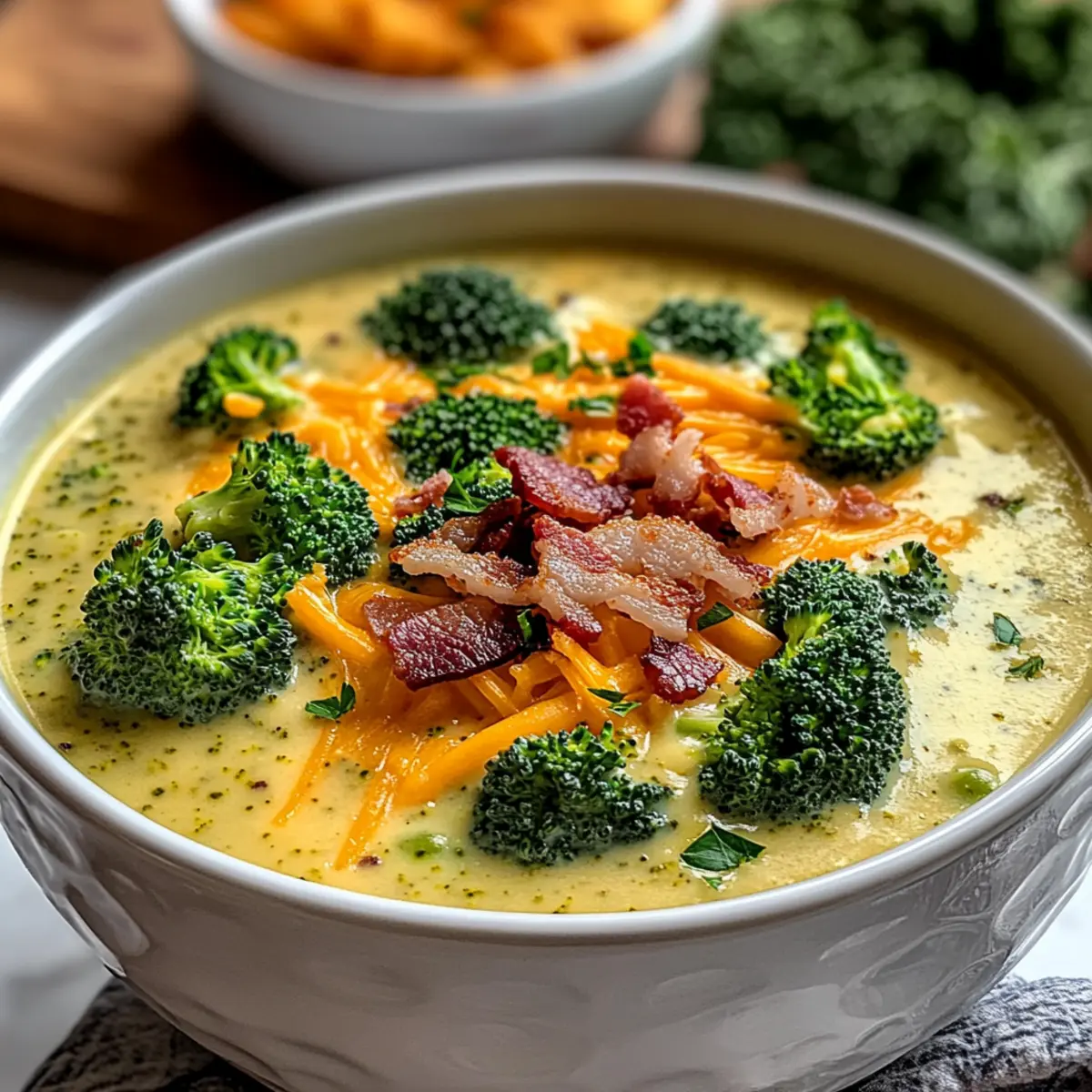 Beladene Brokkoli-Käse-Suppe für gemütliche Abende