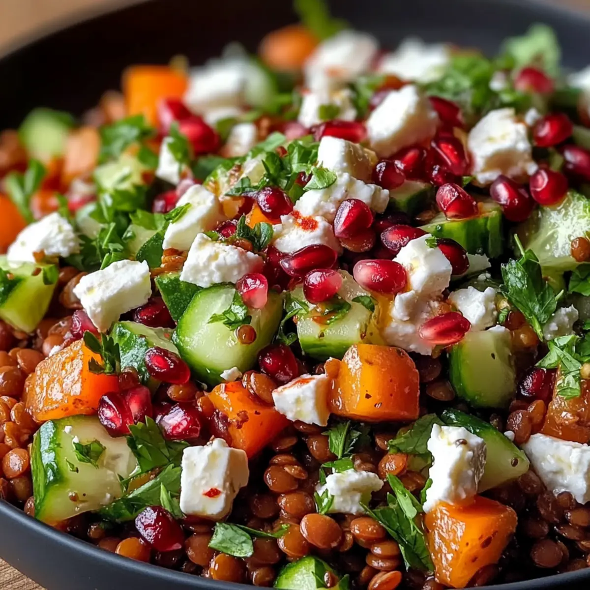 Orientalischer Linsensalat – Frisch und köstlich genießen