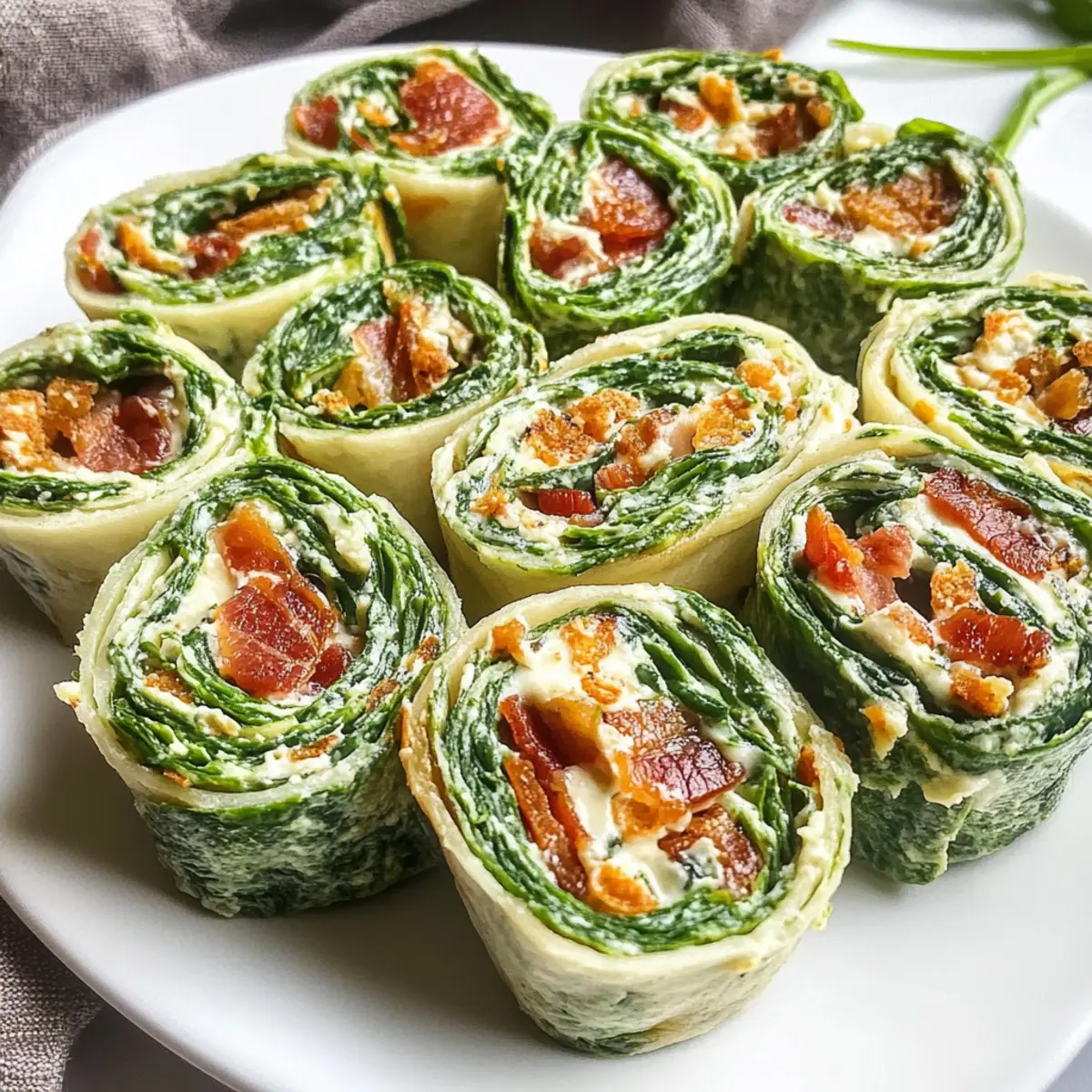 Spinat-Dip-Pinwheels für jeden Anlass genießen