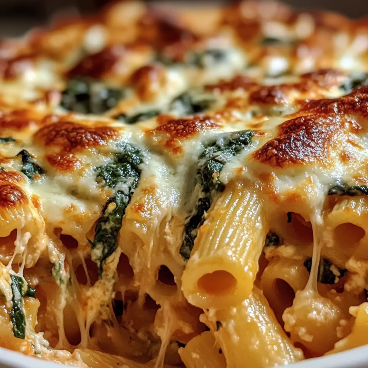 Spinat Ricotta Nudelauflauf für jede Gelegenheit