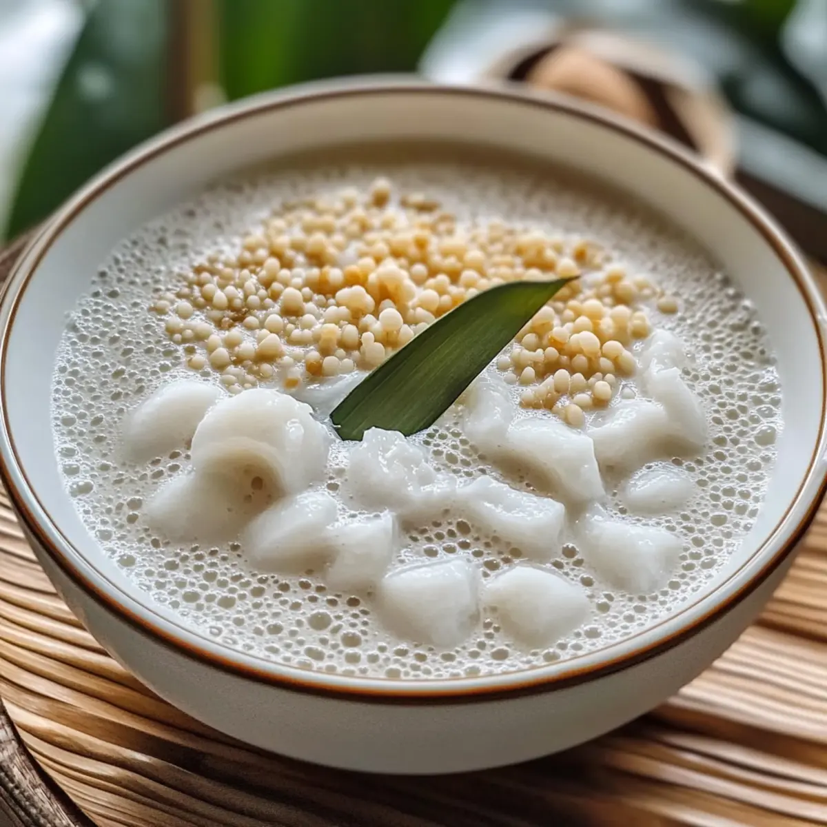 Thai-Kokos-Sago-Pudding frisch und vegan genießen