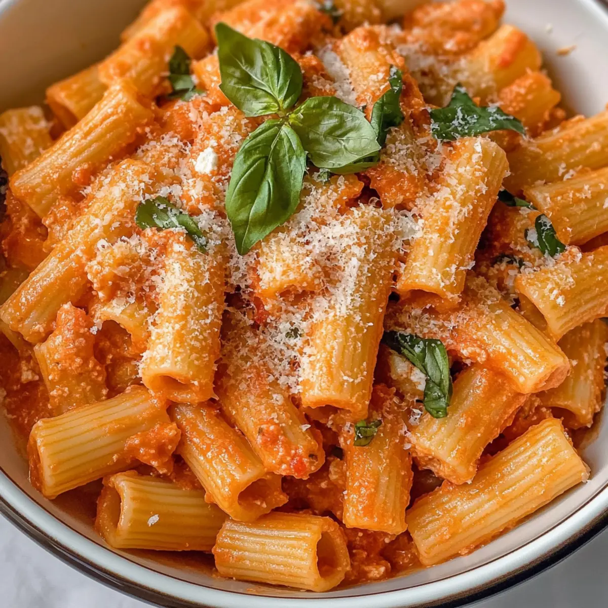 Schnelle Tomaten-Ricotta-Pasta für jeden Tag
