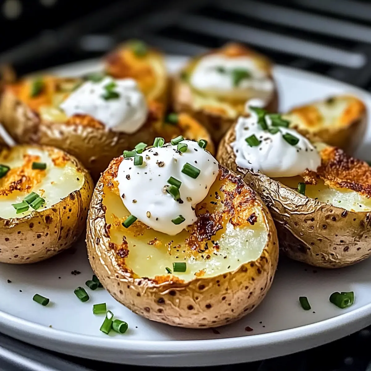Luftfritteuse Backkartoffeln mit knuspriger Haut