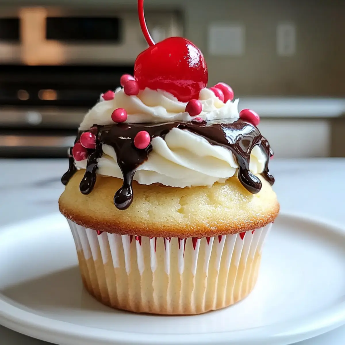 Bananensplit-Cupcakes für echte Genussmomente