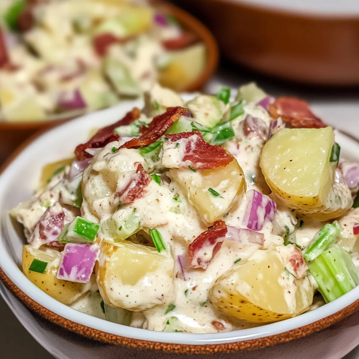 Caesar-Kartoffelsalat für den perfekten Sommergenuss