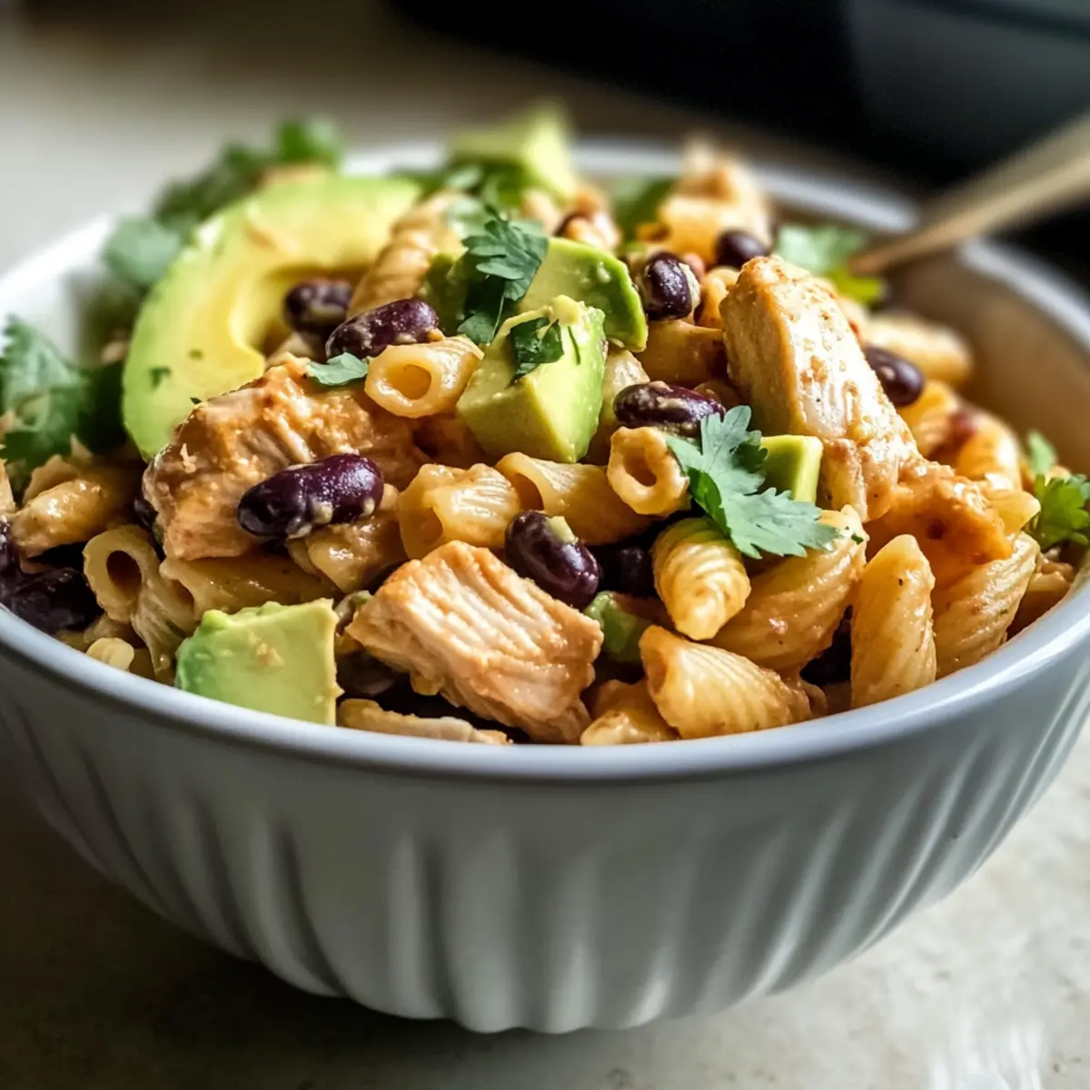 Chipotle Hähnchen Pasta Salat für jeden Anlass