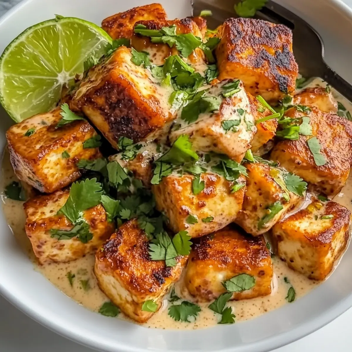 Kokosnuss-Limetten-Tofu für frische Geschmacksexplosion
