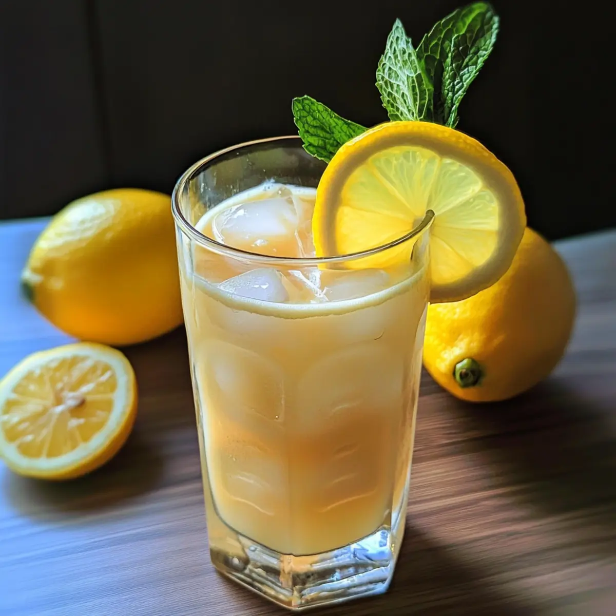 Cremige traumhafte Limonade für heiße Sommertage