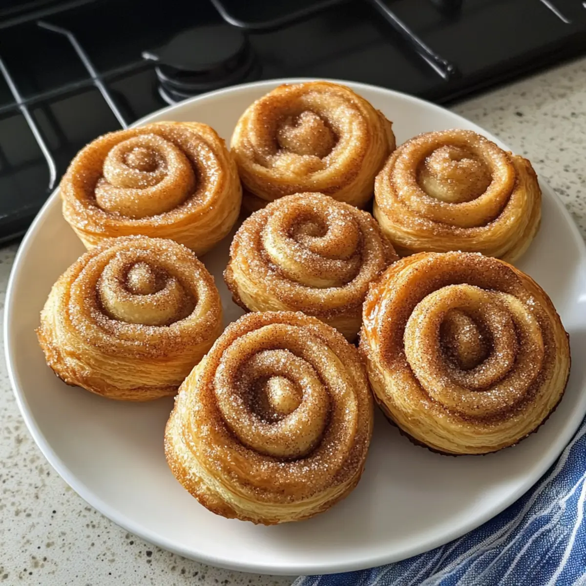 Crispy Cruffins mit Zimt-Zucker-Füllung