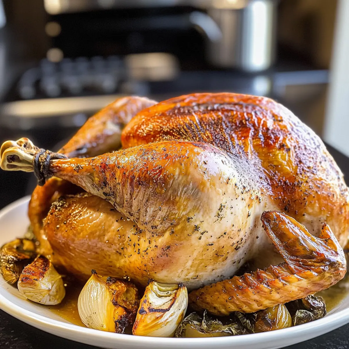 Saftiger Trockene Pökelung Truthahn für Thanksgiving