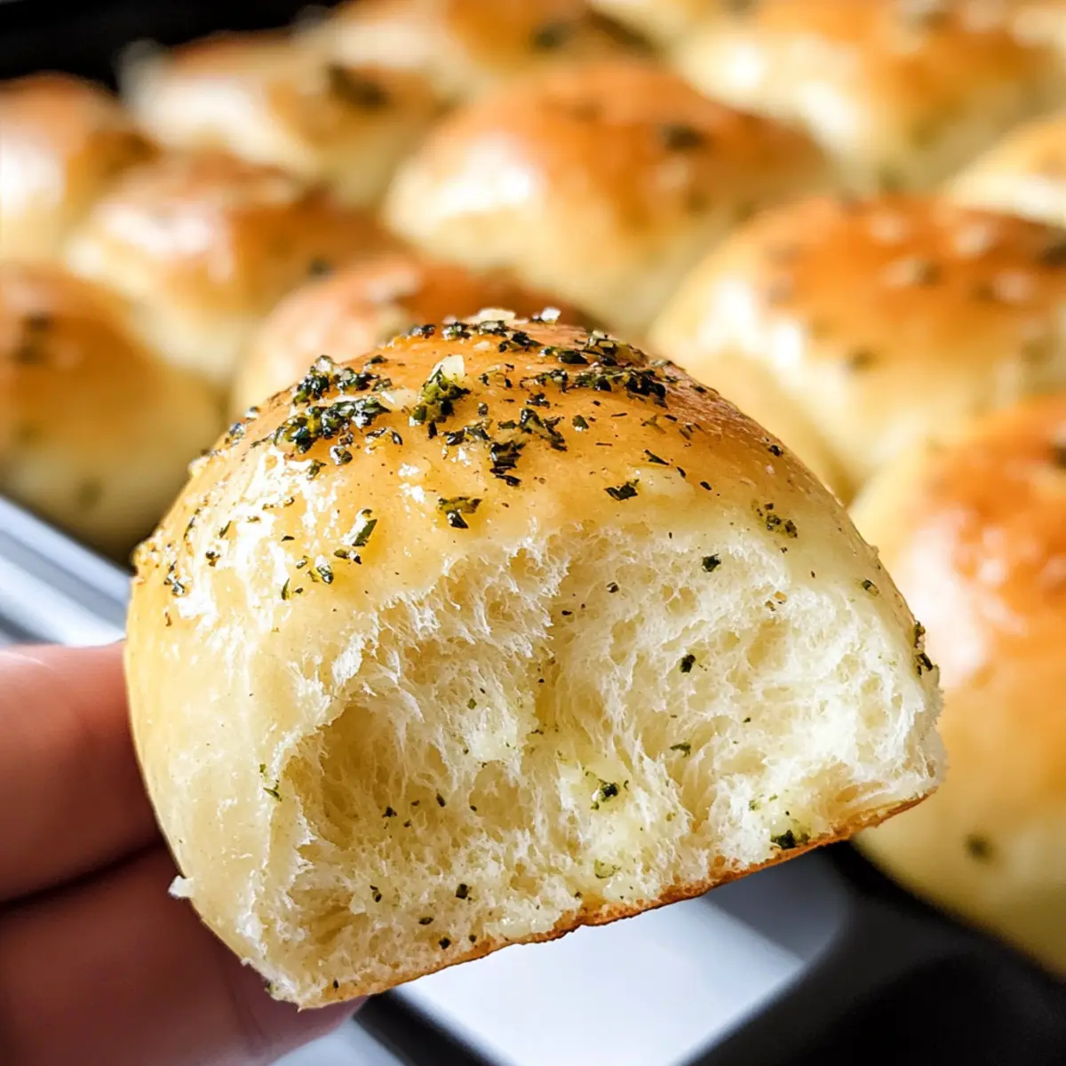 Knoblauch Brötchen für das perfekte Abendessen