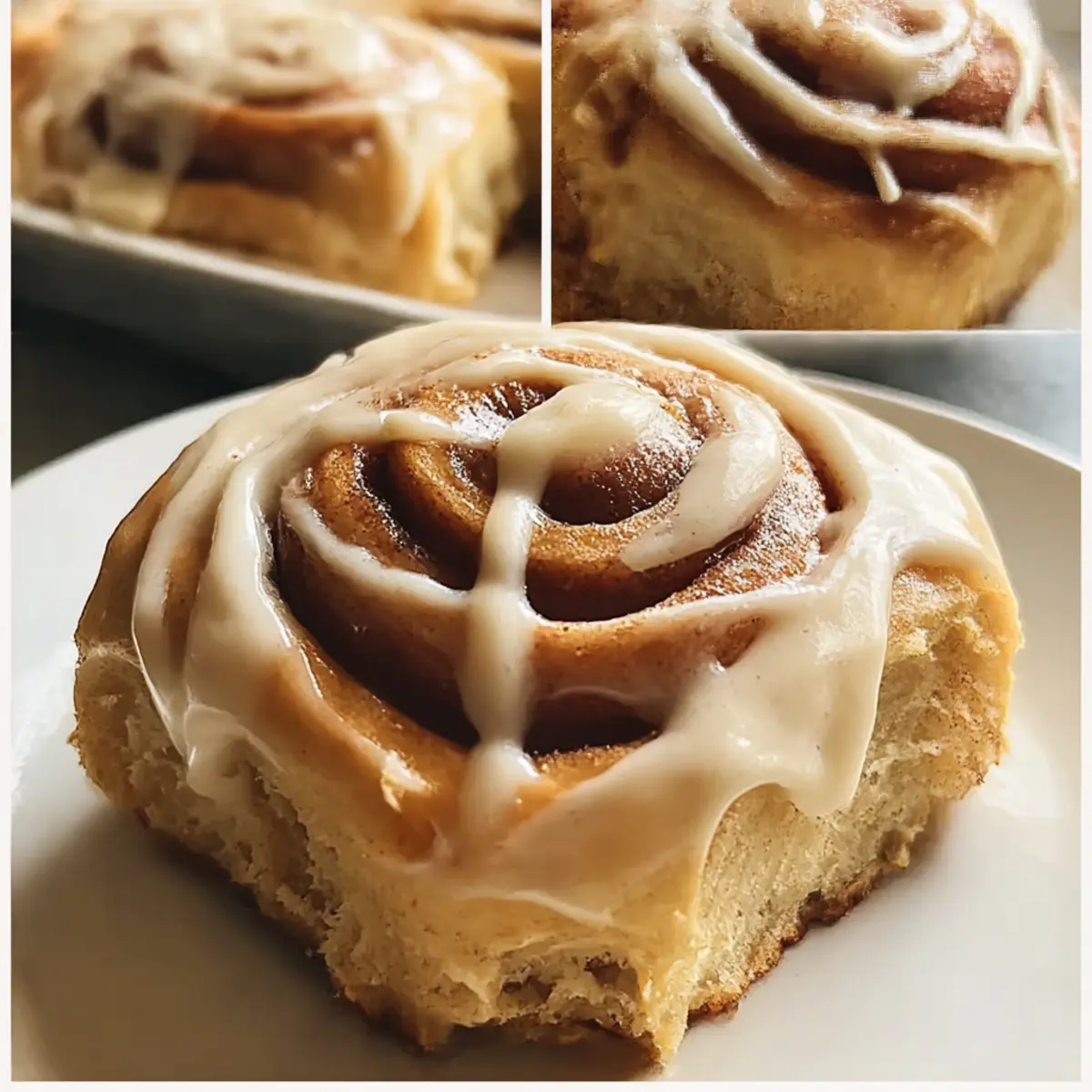 Lebkuchen Zimtschnecken mit Frischkäse-Frosting