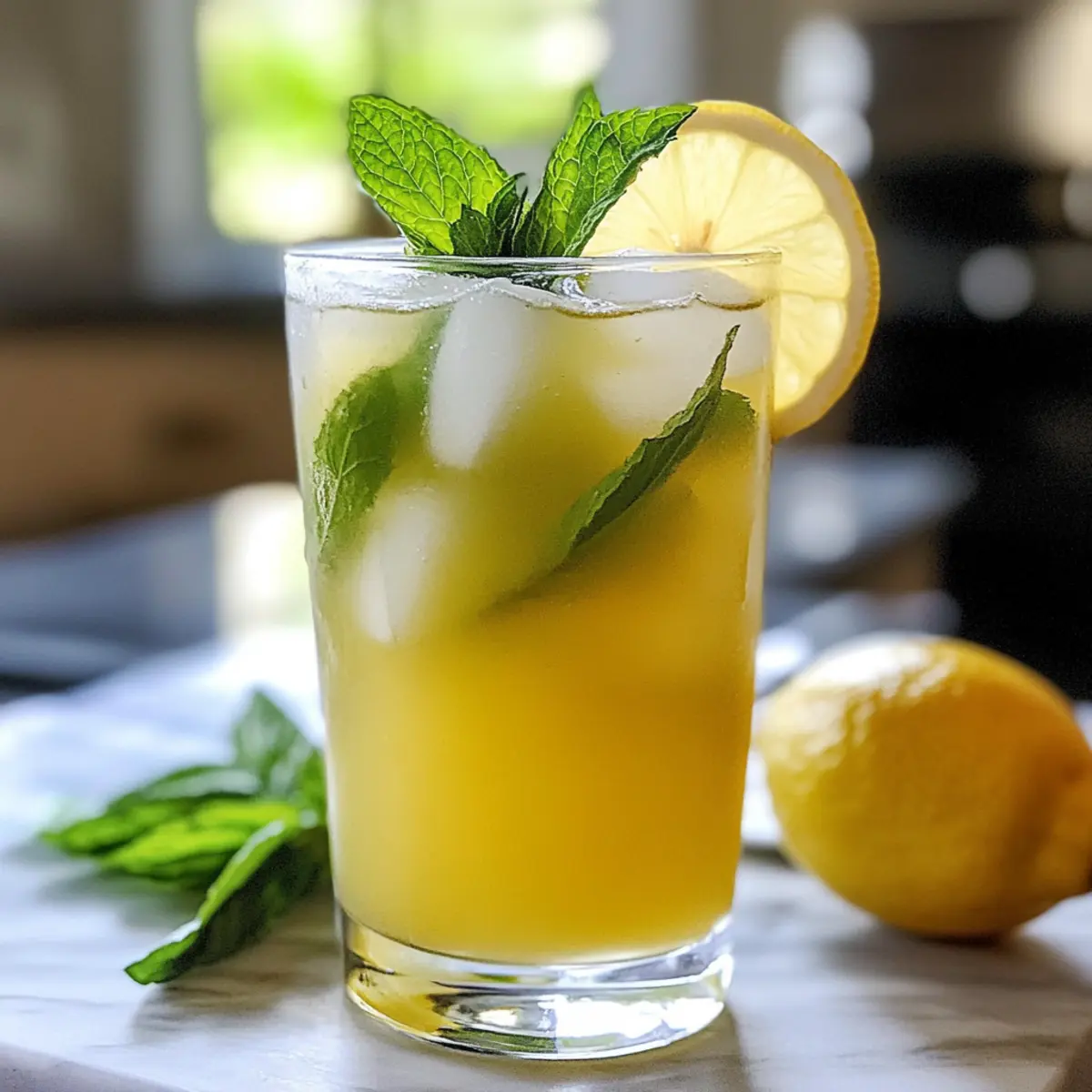 Gesündere Grüner Tee Limonade für den perfekten Sommer