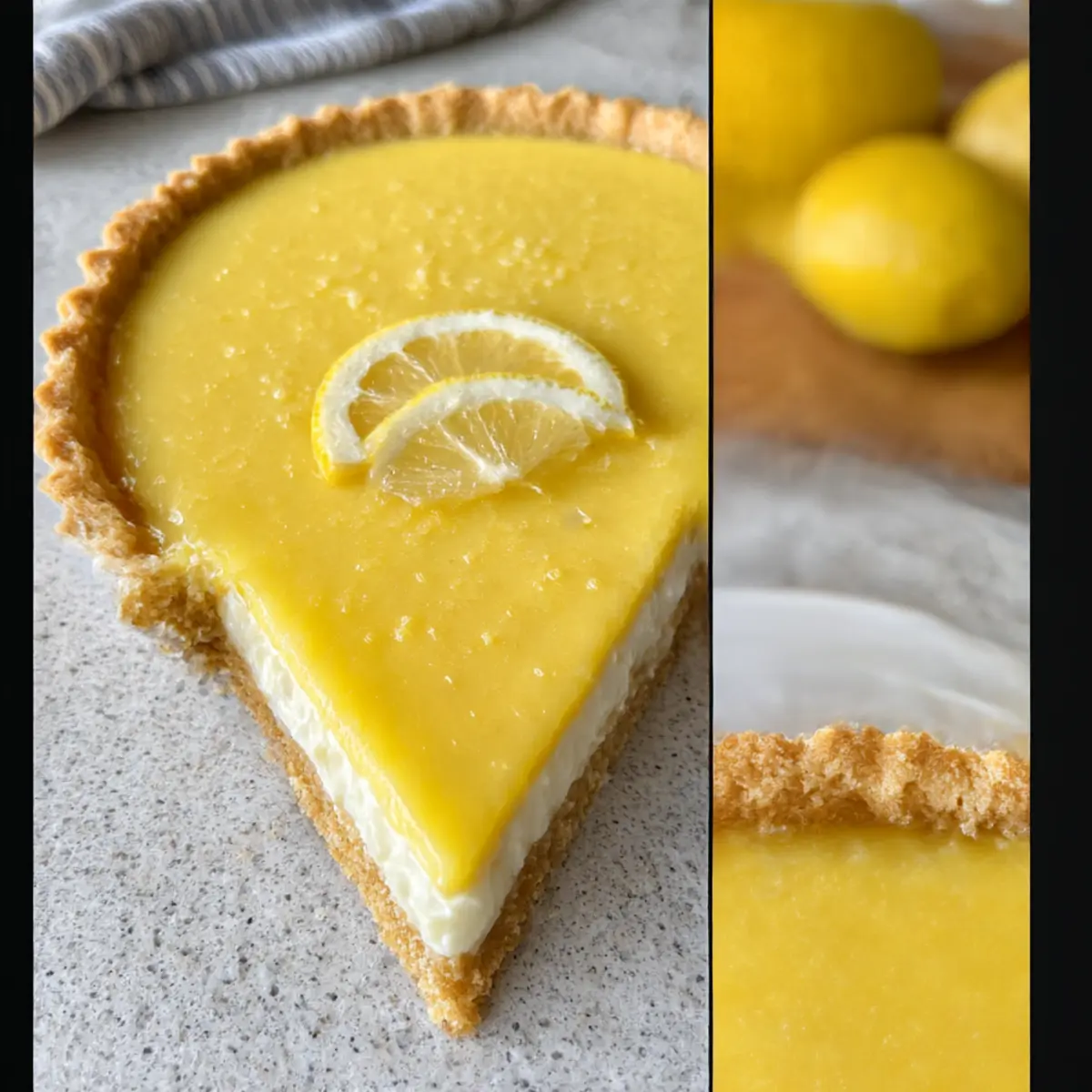Zitronen-Weißschokolade-Tarte für Frühlingsfreude
