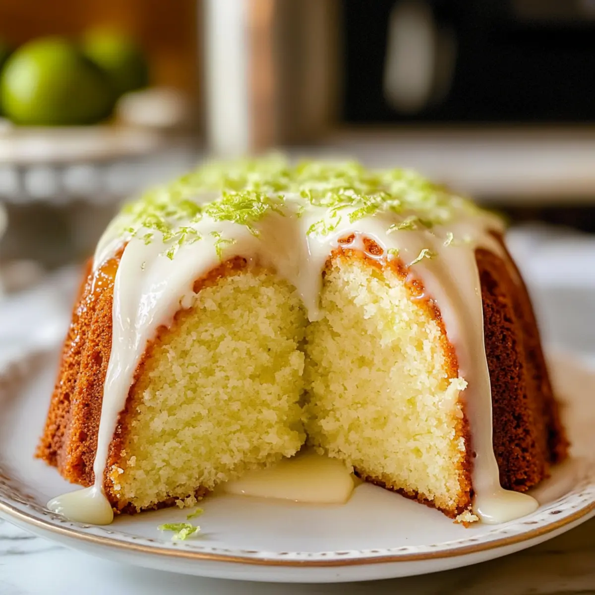 Saftiger Limetten-Bundt-Kuchen für jeden Anlass
