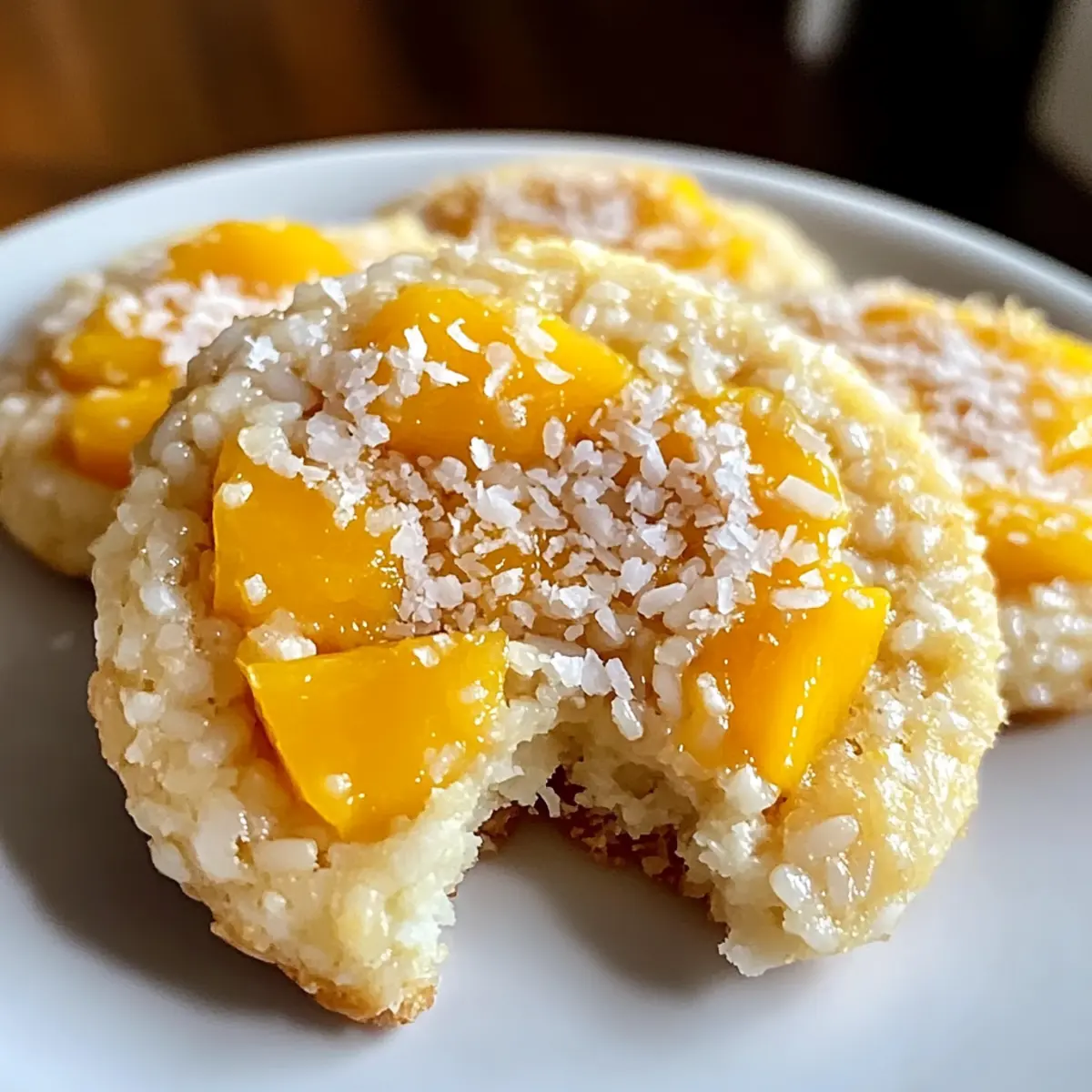 Mango Klebreis Kekse für einen exotischen Genuss