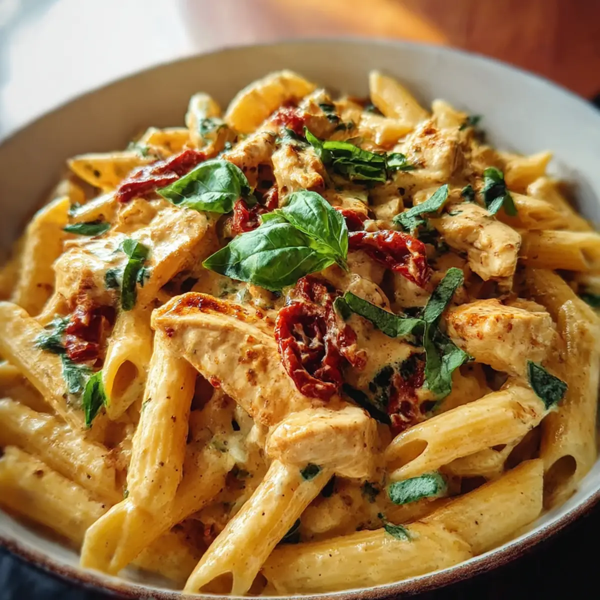 Heirate Mich Hähnchen Pasta für Verliebte