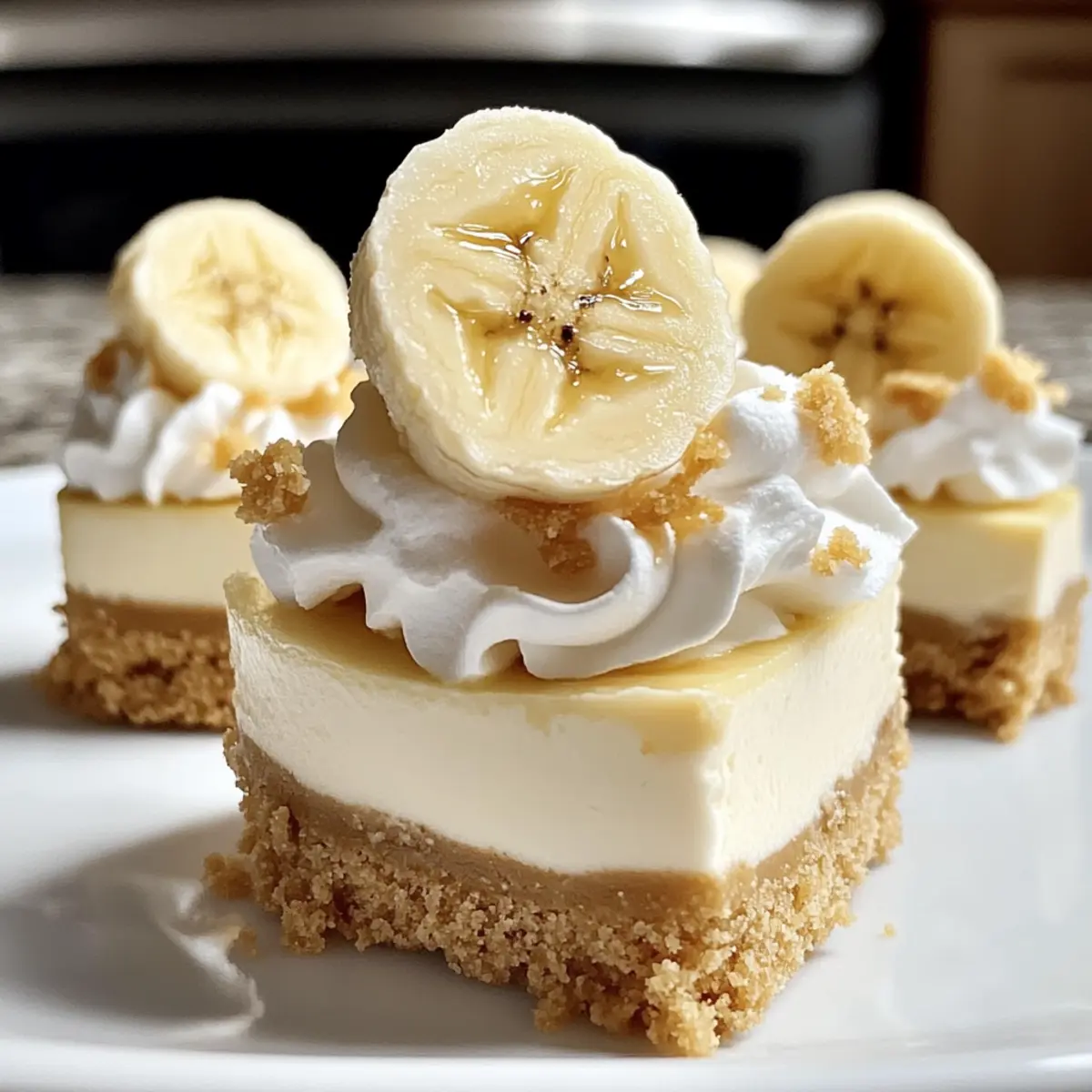 Keine-Bake Mini-Bananen-Pudding-Cheesecakes für jeden Anlass