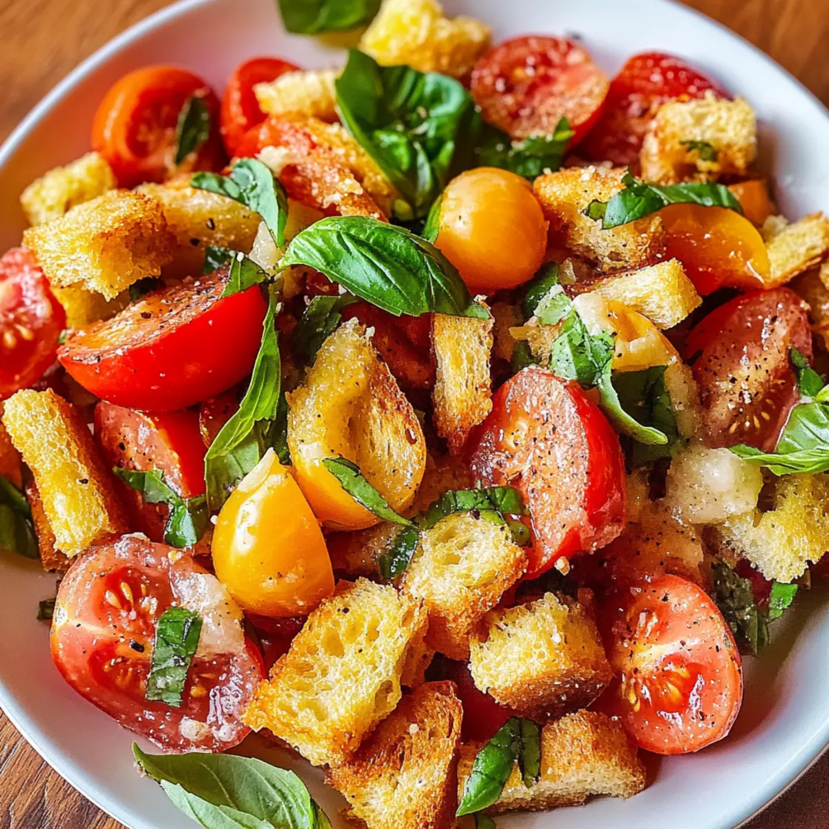 Leckere Panzanella-Salat für den Sommergenuss