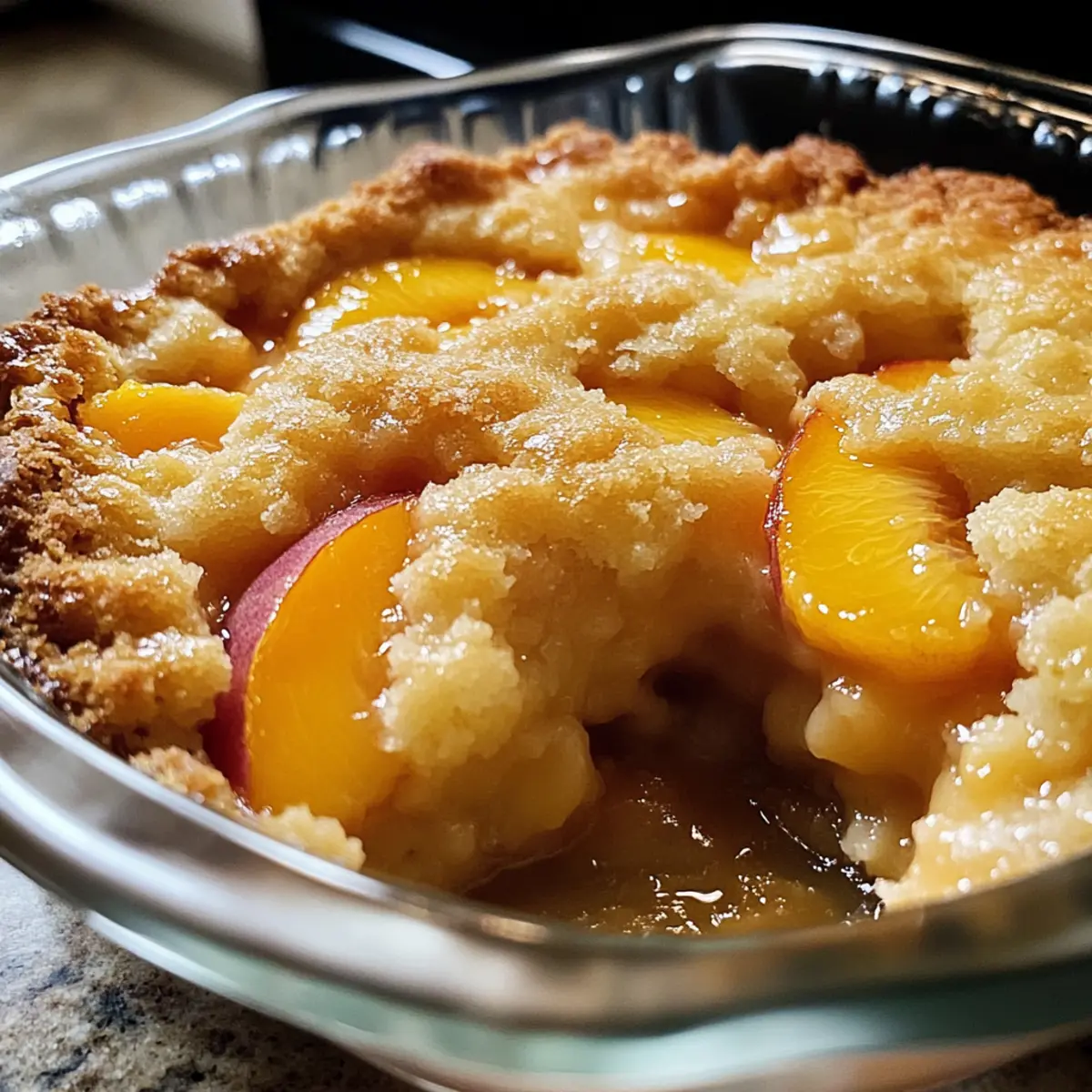 Pfirsich-Cobbler für warme Sommertage