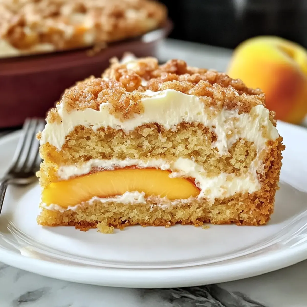 Pfirsich-Kaffeekuchen Rezept für jeden Anlass