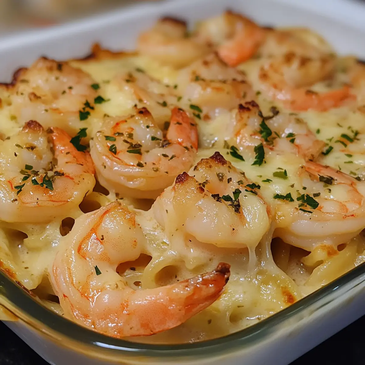 Garnelen Scampi Pasta Auflauf für Gemütliche Abende