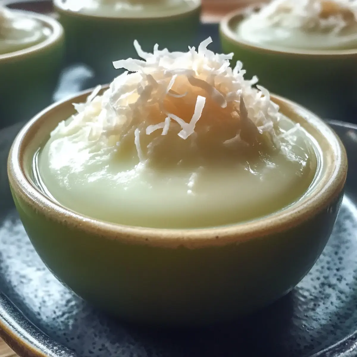 Thailändischer Kokosnusspudding ganz einfach selbst machen