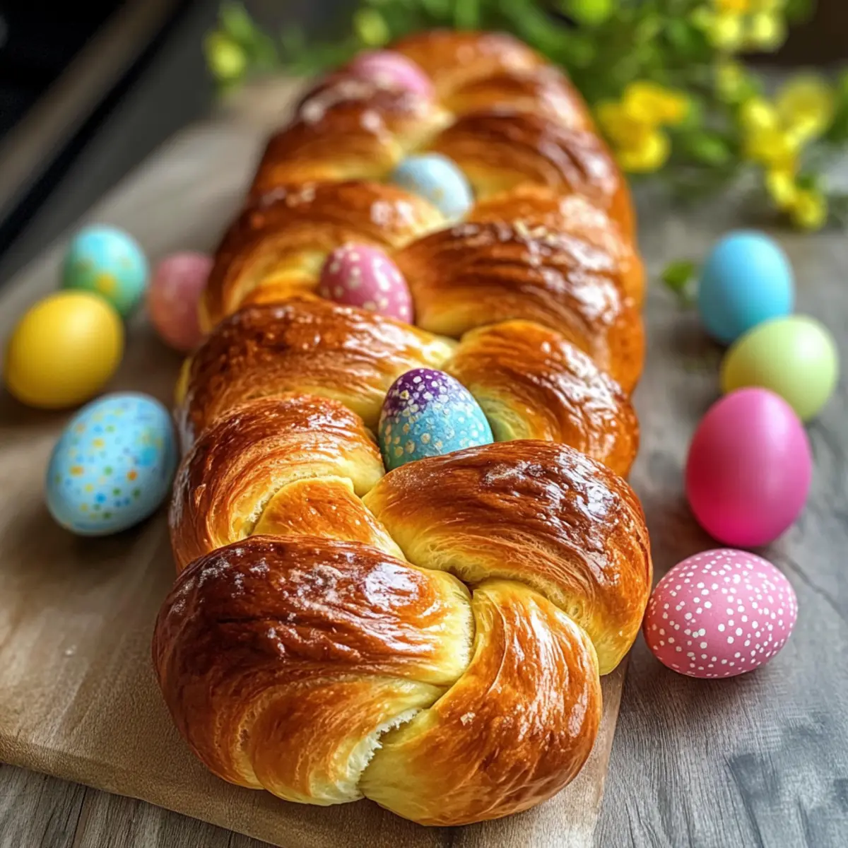 Traditionelles italienisches Osterbrot für feste Anlässe