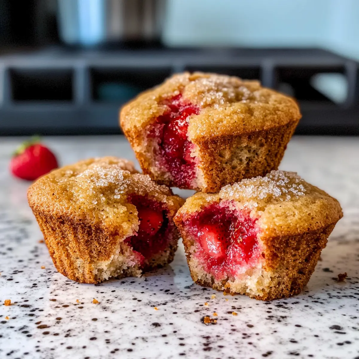 Vegane Erdbeermuffins für jeden Tag genießen